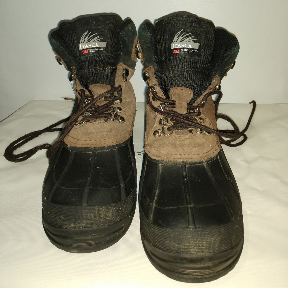 ITASCA 3M Thermolite Work Boots Mens Brown Size 10